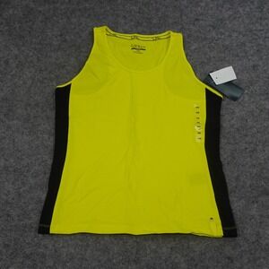 Ralph Lauren Active Tank Top Womens Petite Medium Athleisure Running Yellow O
